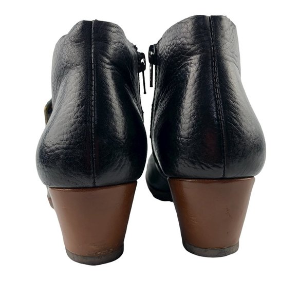 KORKS by Kork Ease Little Monkstrap Pebbled Leather Booties - Picture 11 of 12
